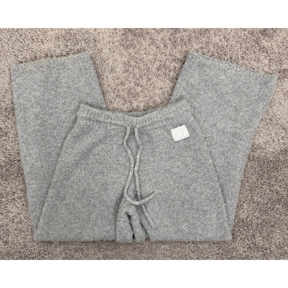 Women's PINK Victoria Secret Warm Fuzzy Sweater Pants Gray Size XS - Picture 1 of 11